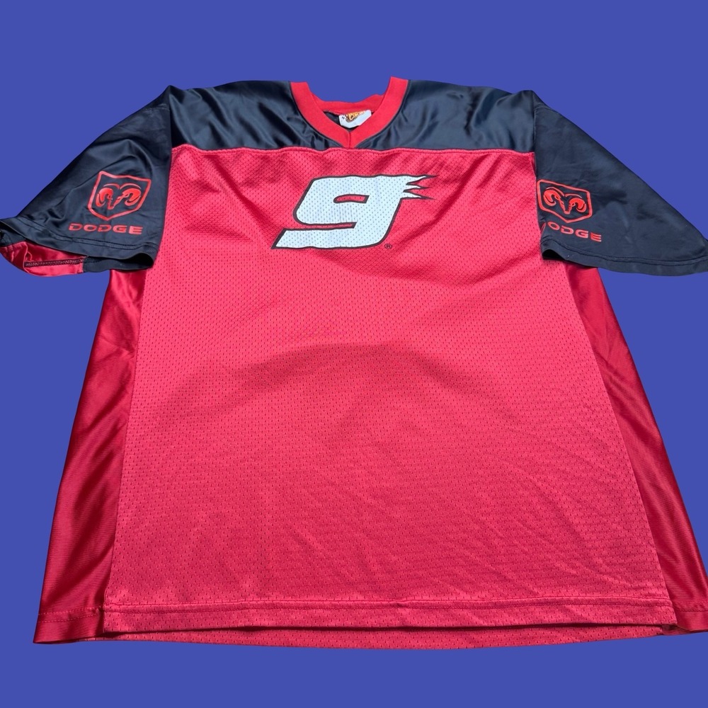 Winners Circle Kasey Kahne Jersey XL Red Black #9 Dodge NASCAR Racing Y2K